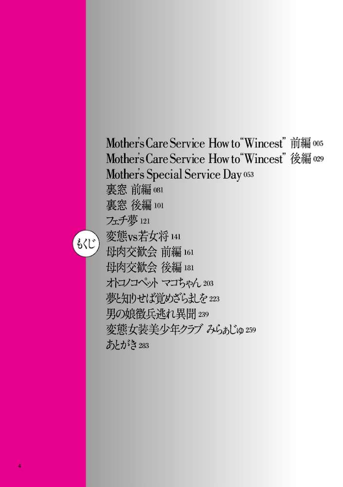 Mother’s Care Service How to ’Wincest’ by 児島未生 (p3)