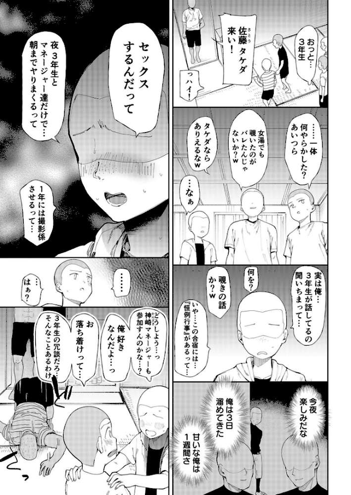 〇□学園野球部〜真夏の合宿中に種付けされる女子マネージャーたち〜 【18禁】 by どえむたん (p6)